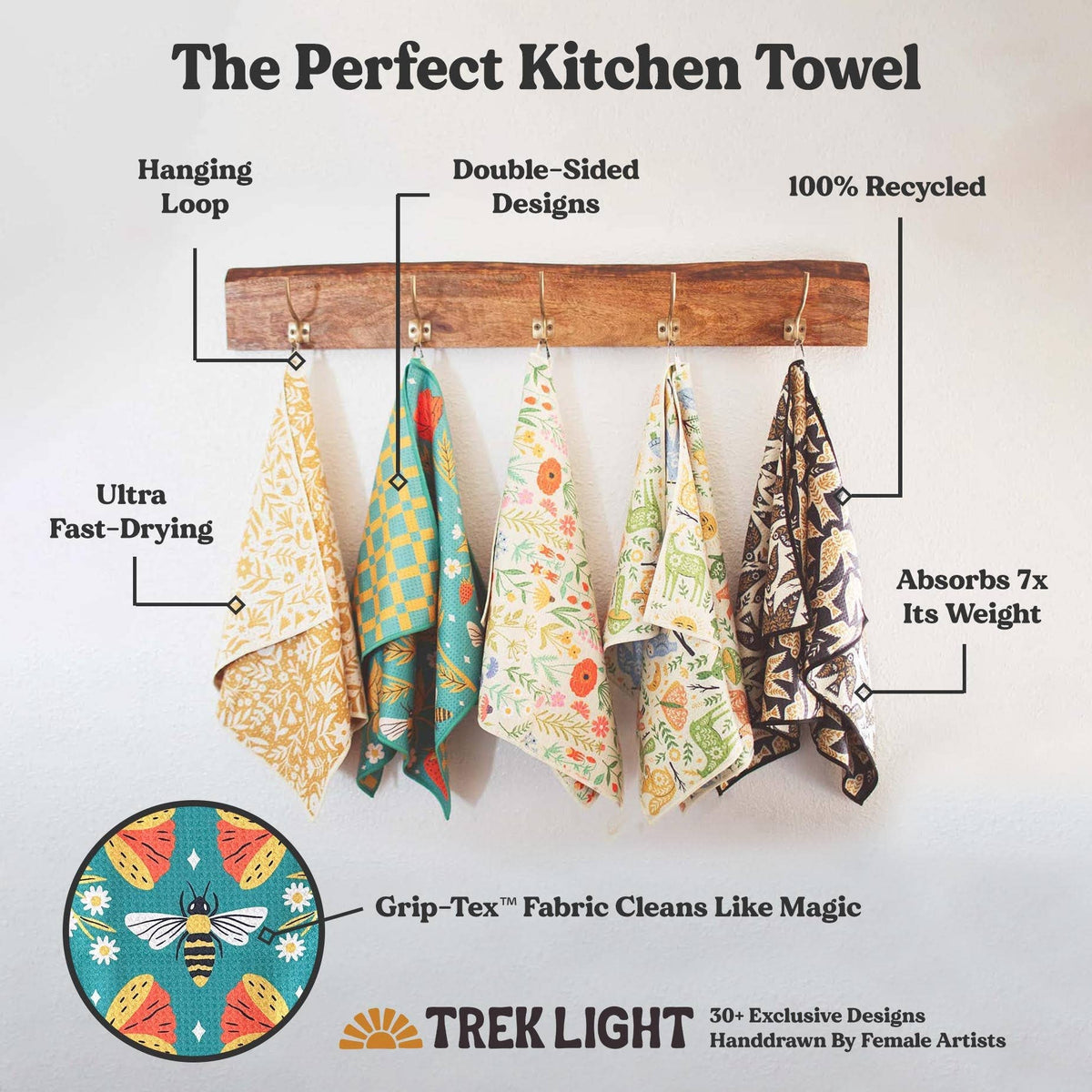 Kitchen Tea Towel Quick Dry | Joshua Tree