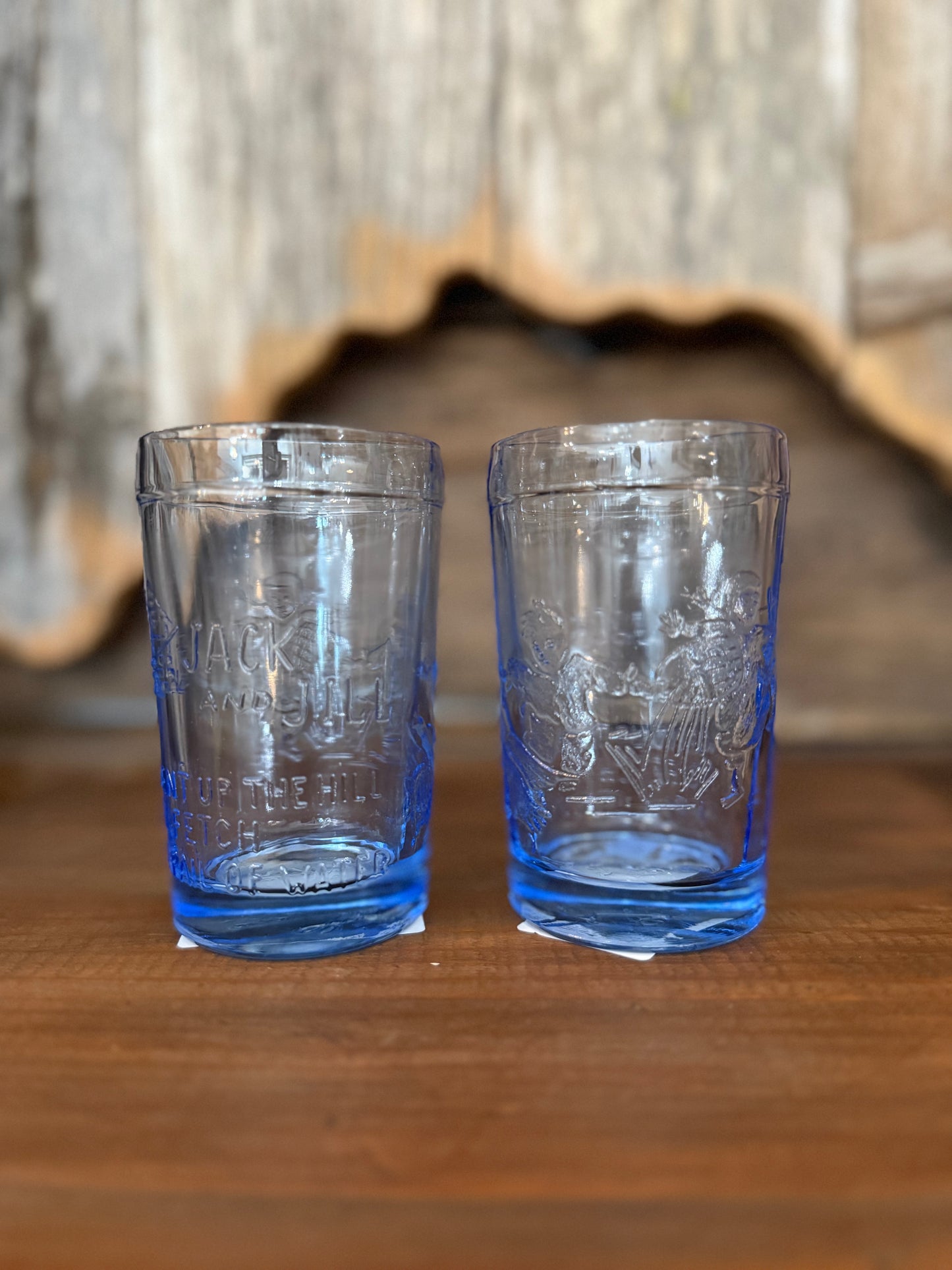 Vintage 1970s Tiara Blue Jack & Jill Cup