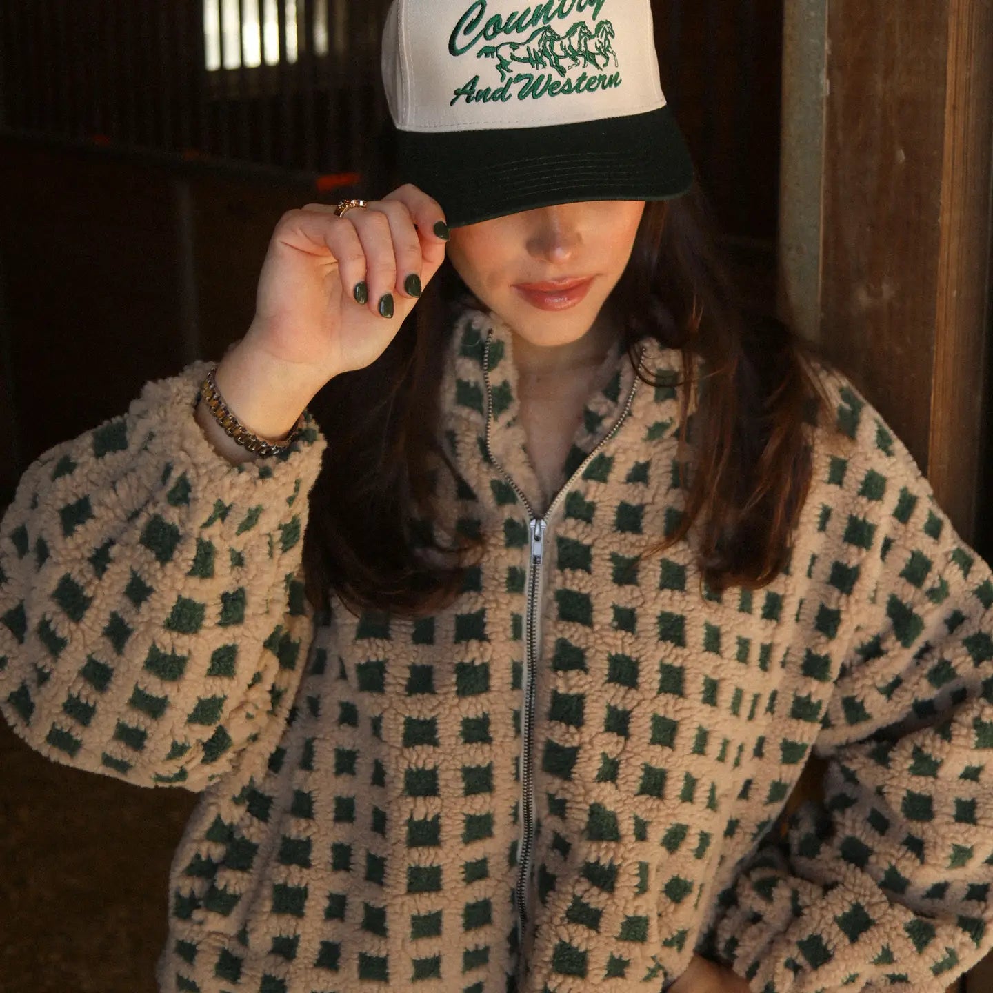 Country and Western Two Tone Trucker Hat