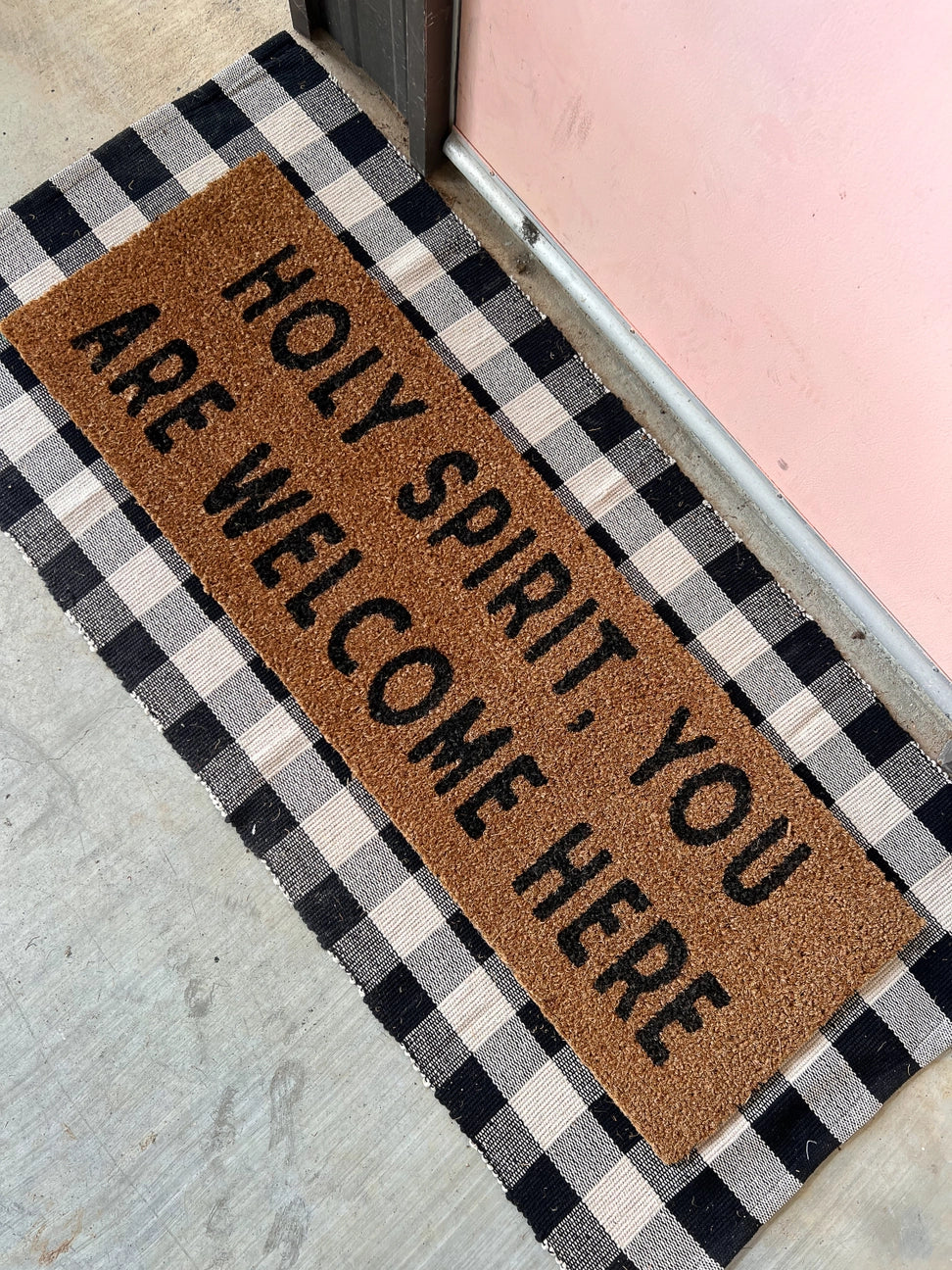 Holy Spirit XL doormat