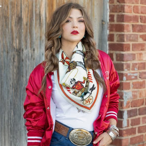 Star of the West Silk Scarf