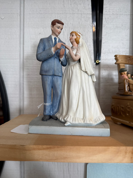 Vintage Bride & Groom Set