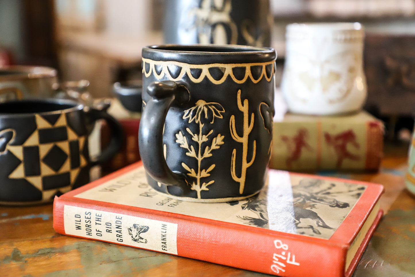 Whimsy western mug