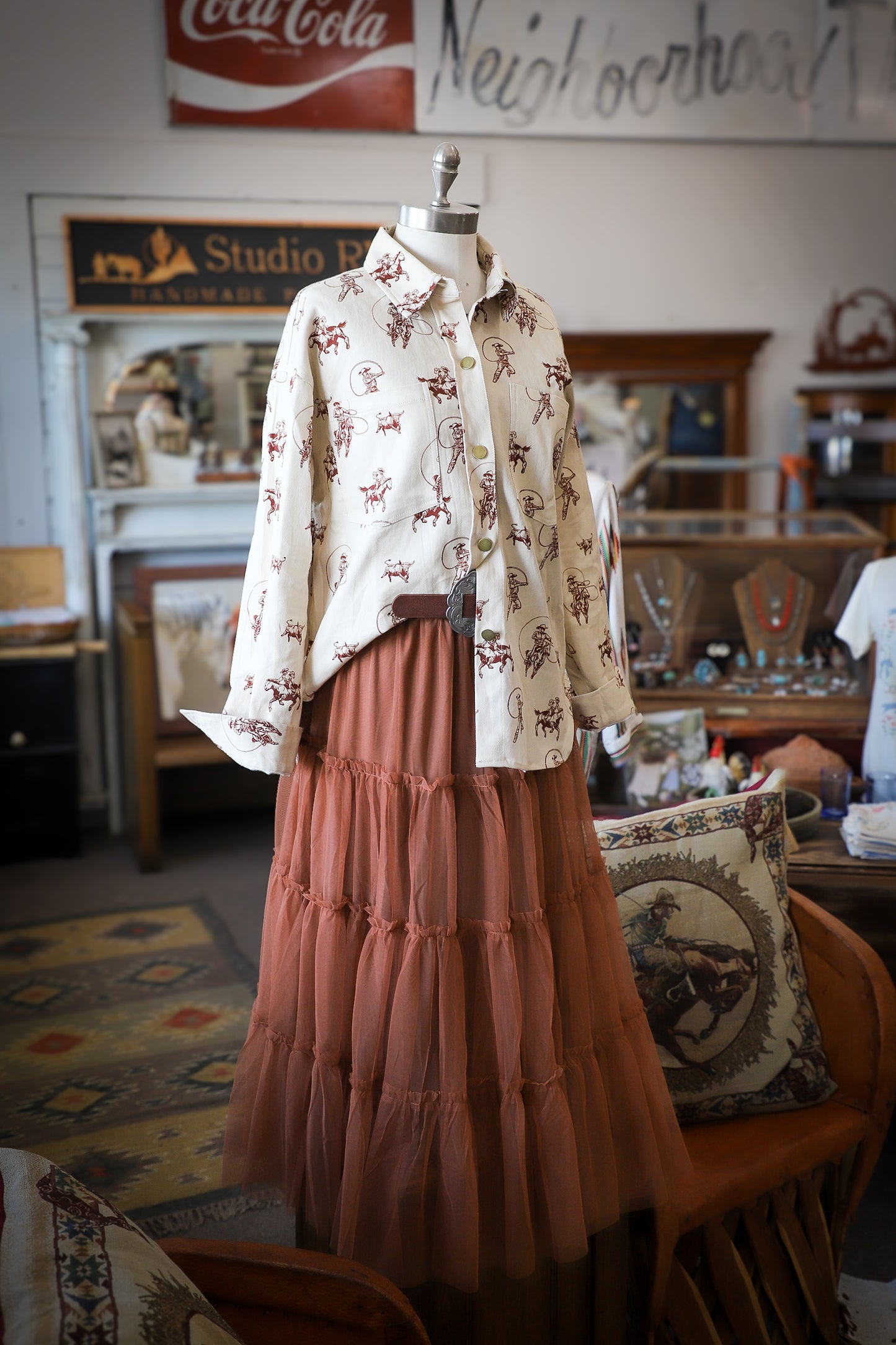 Rodeo Roundup button up