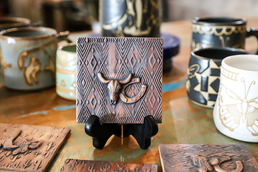 Skull Horseshoe southwest tile