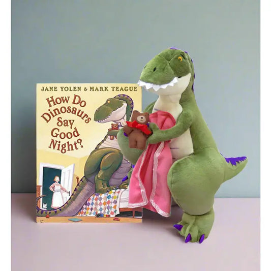 How Do Dinosaurs Say Goodnight Book & Plush