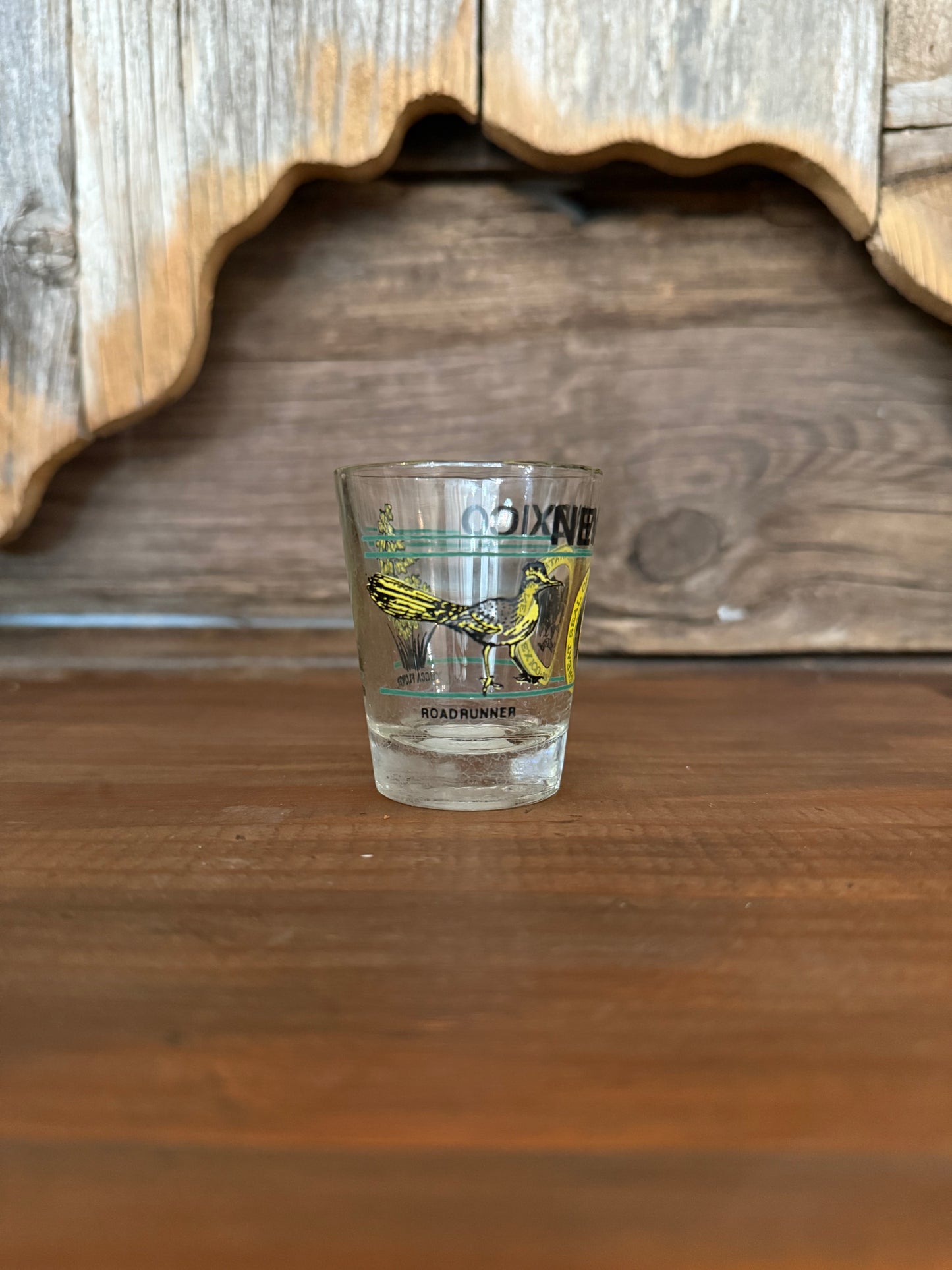 New Mexico Roadrunner Shot Glass