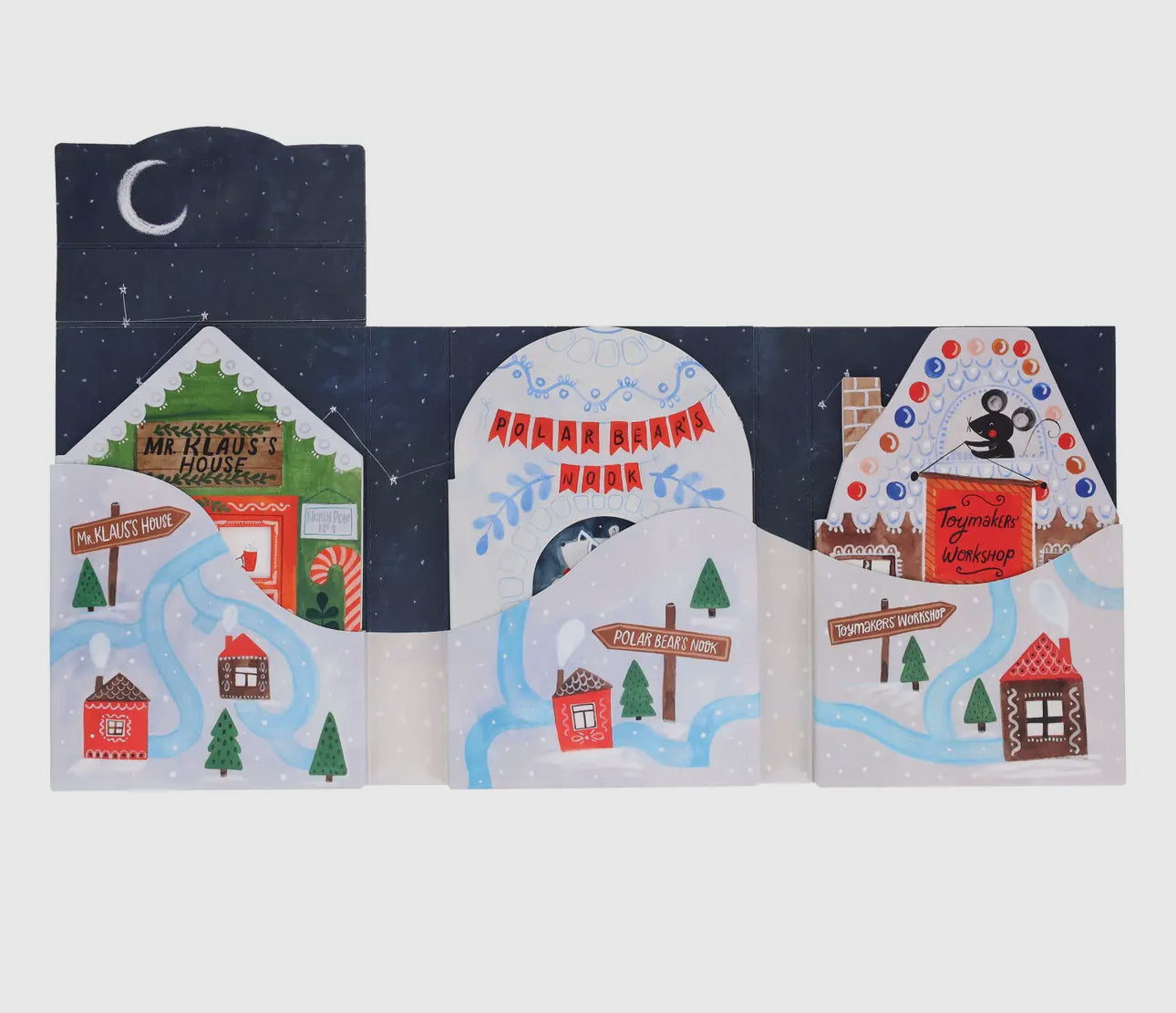 North Pole Village book set