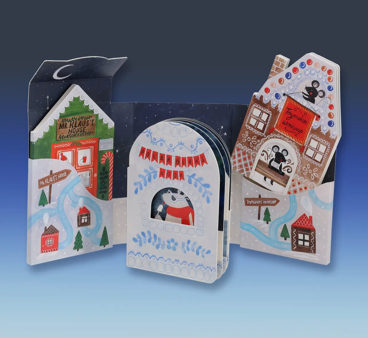 North Pole Village book set