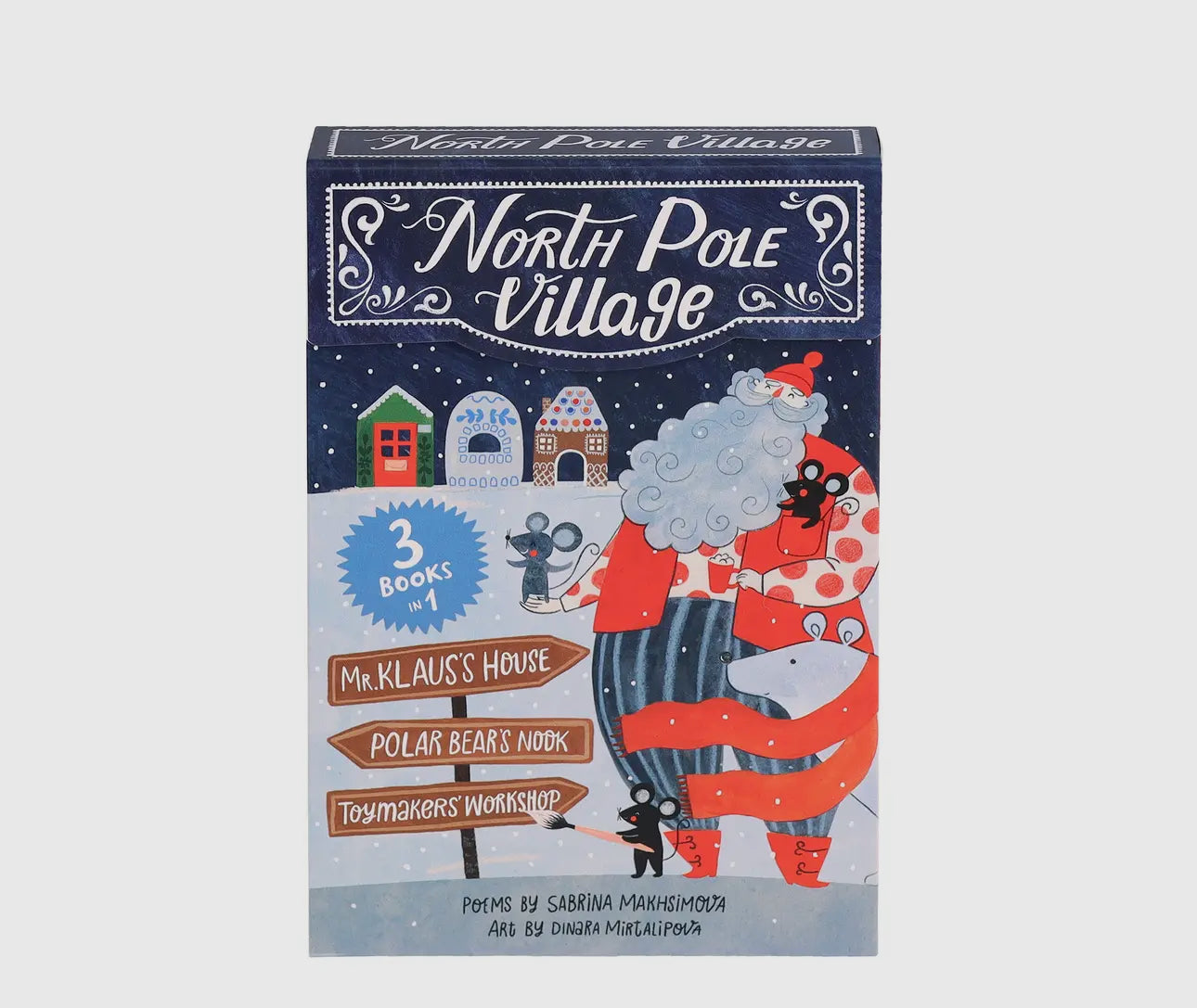 North Pole Village book set