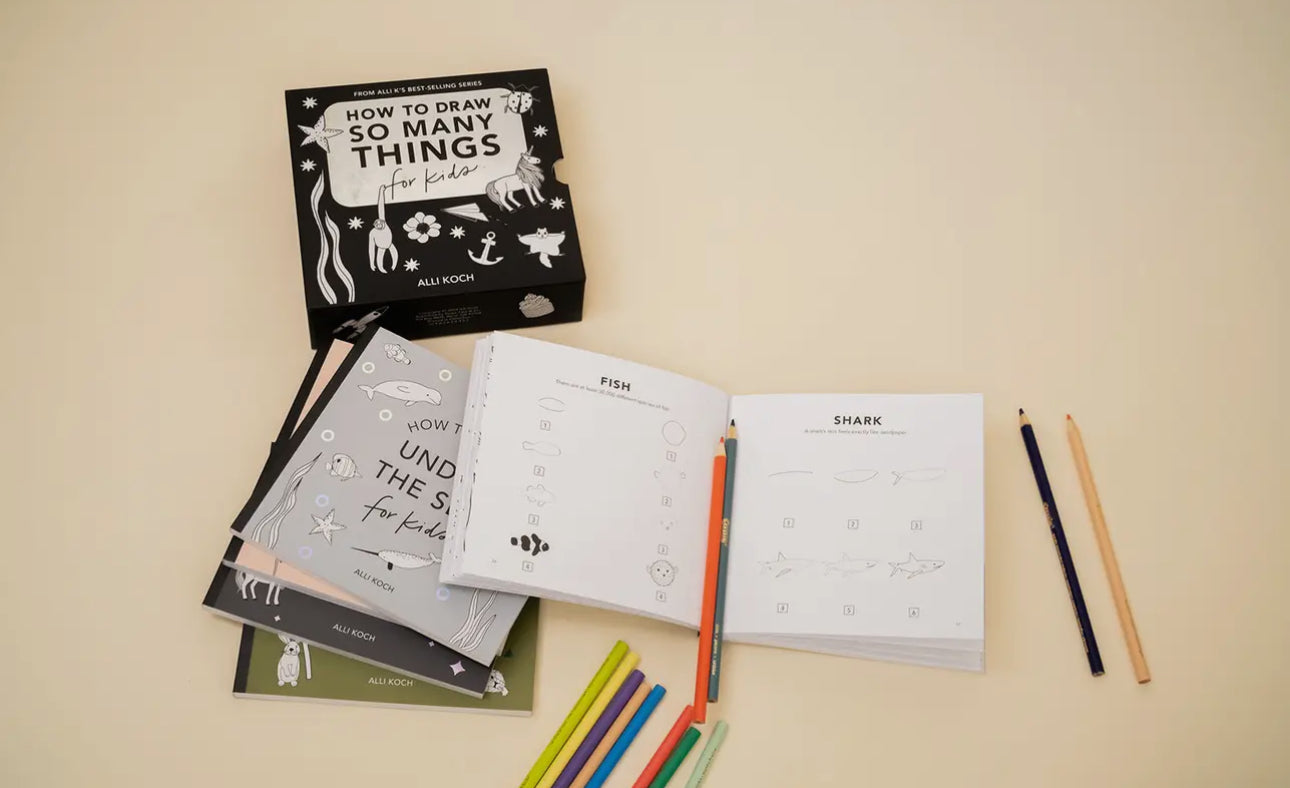 How to draw so many things- book set