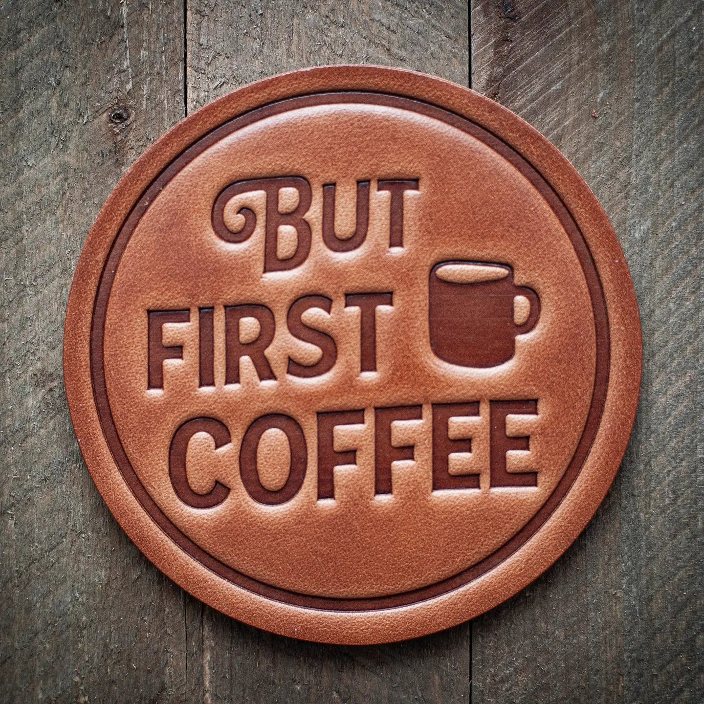 Sugarhouse Leather Coasters