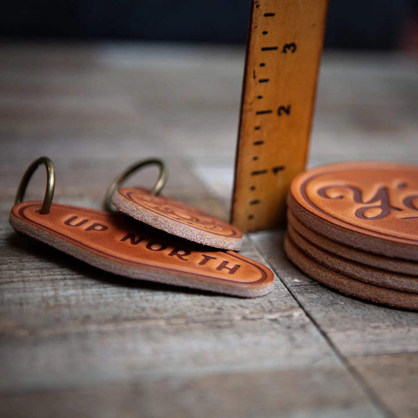 Sugarhouse Leather Coasters