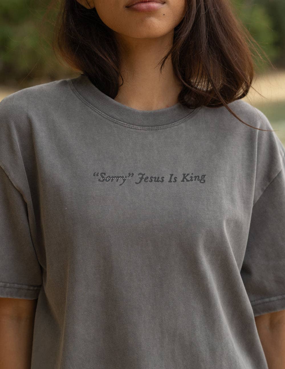 Not Sorry Jesus Is King Heavyweight Tee