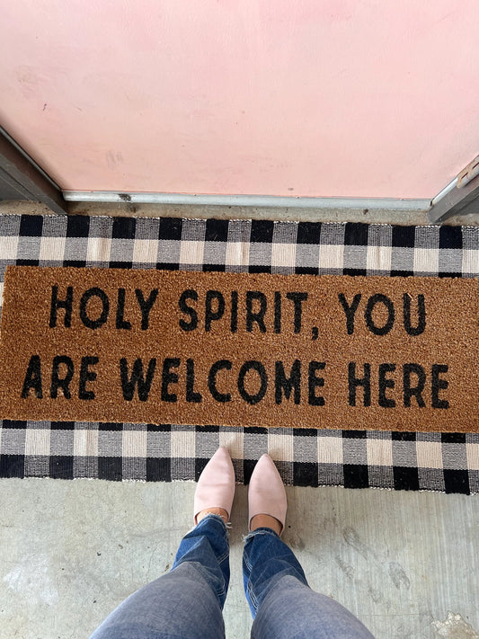 Holy Spirit XL doormat
