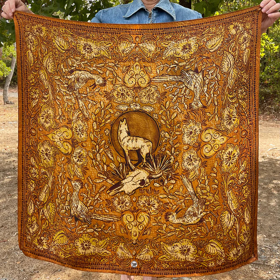 100% Silk Scarves 35"x35"