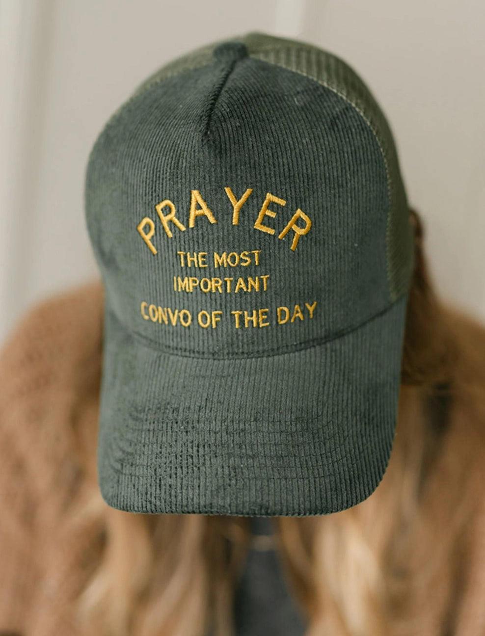 Prayer Corduroy Hat