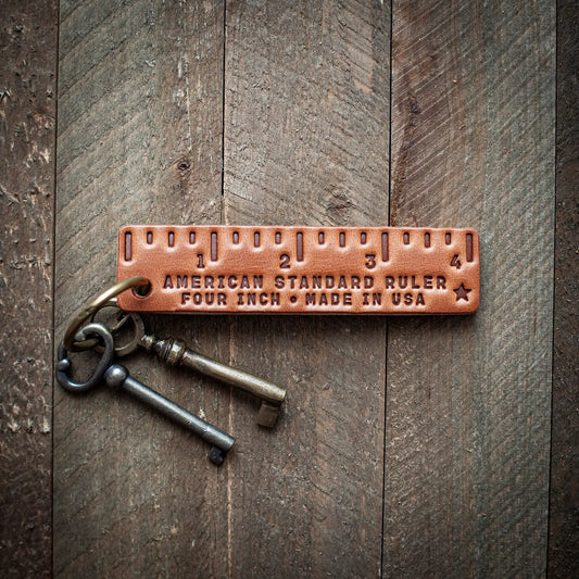 Sugarhouse leather keychains