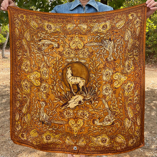 My Prairie Home Silk scarf