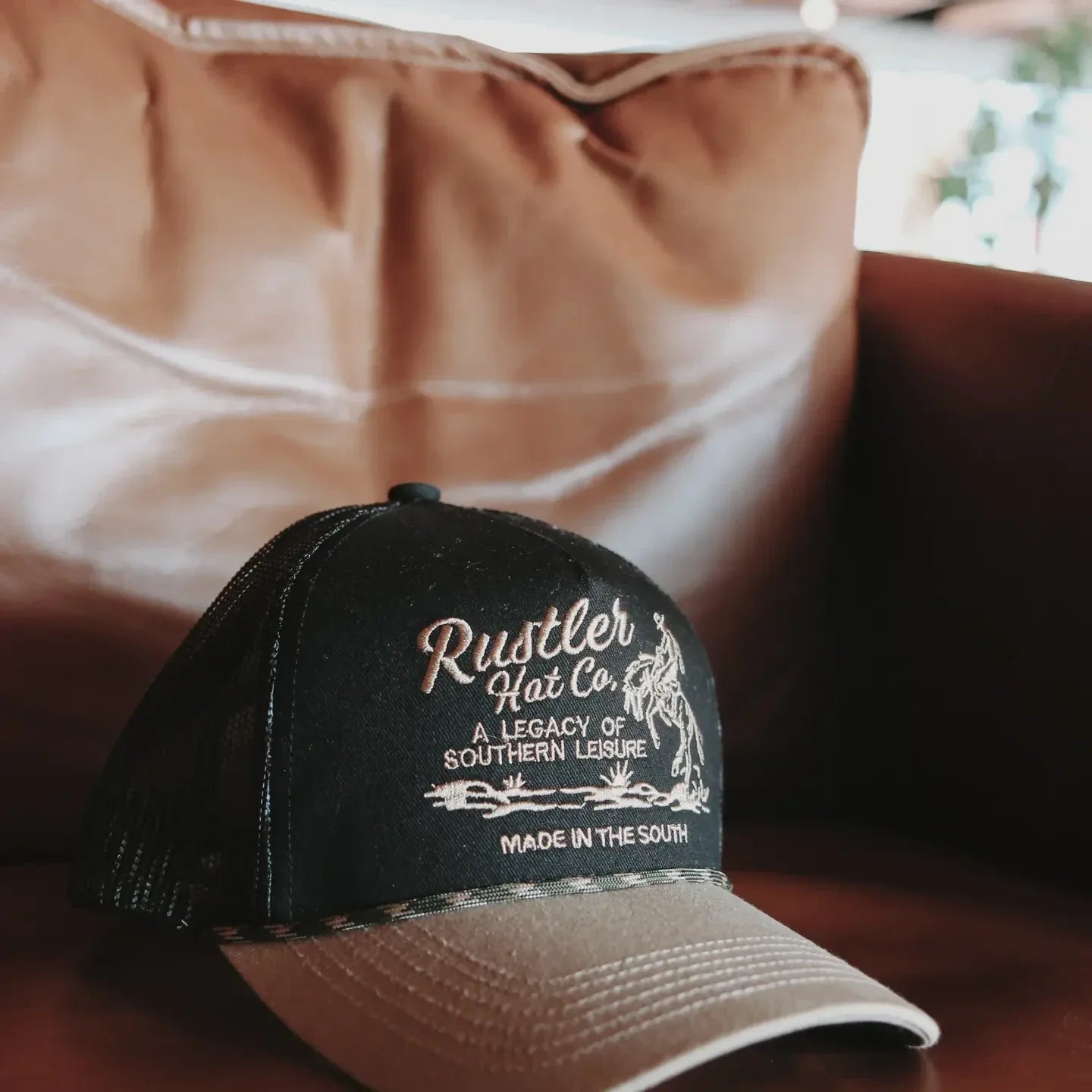 Black Rustler Rodeo Hat