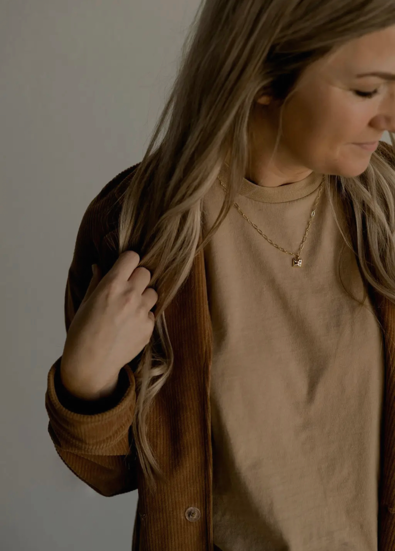 Canvas + Clay Necklace