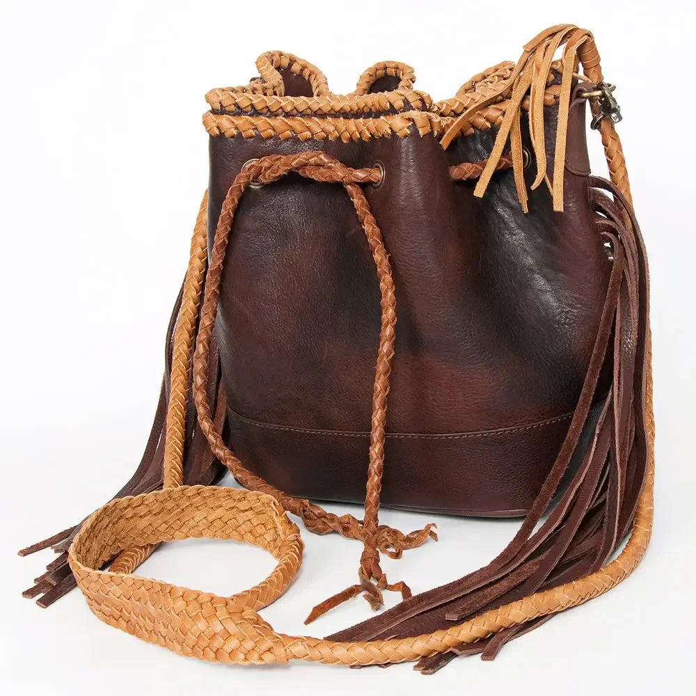 Braided Leather Bag