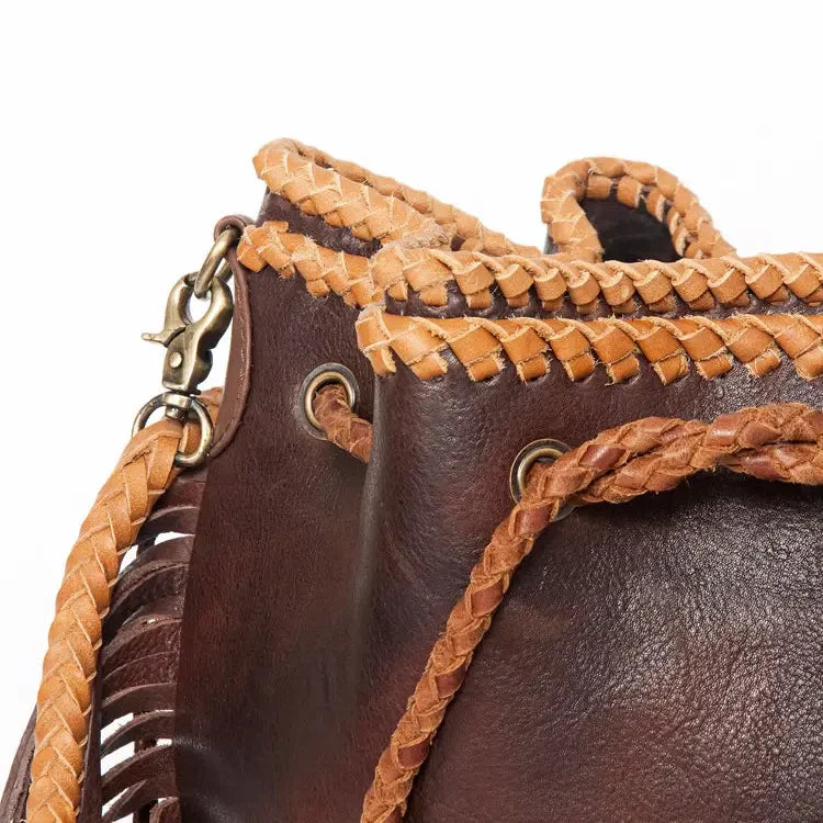 Braided Leather Bag