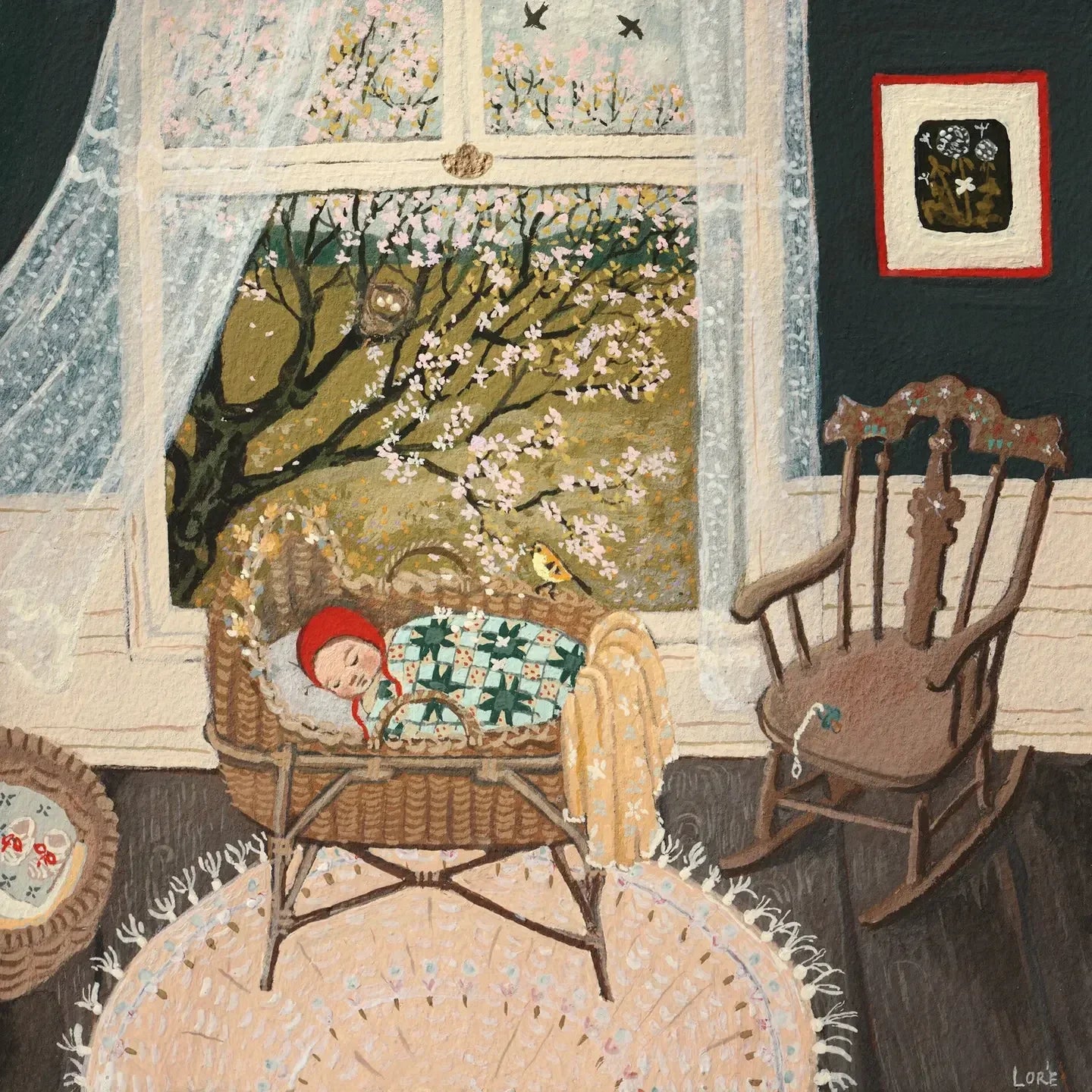 New Blooms 8x8 Art Print