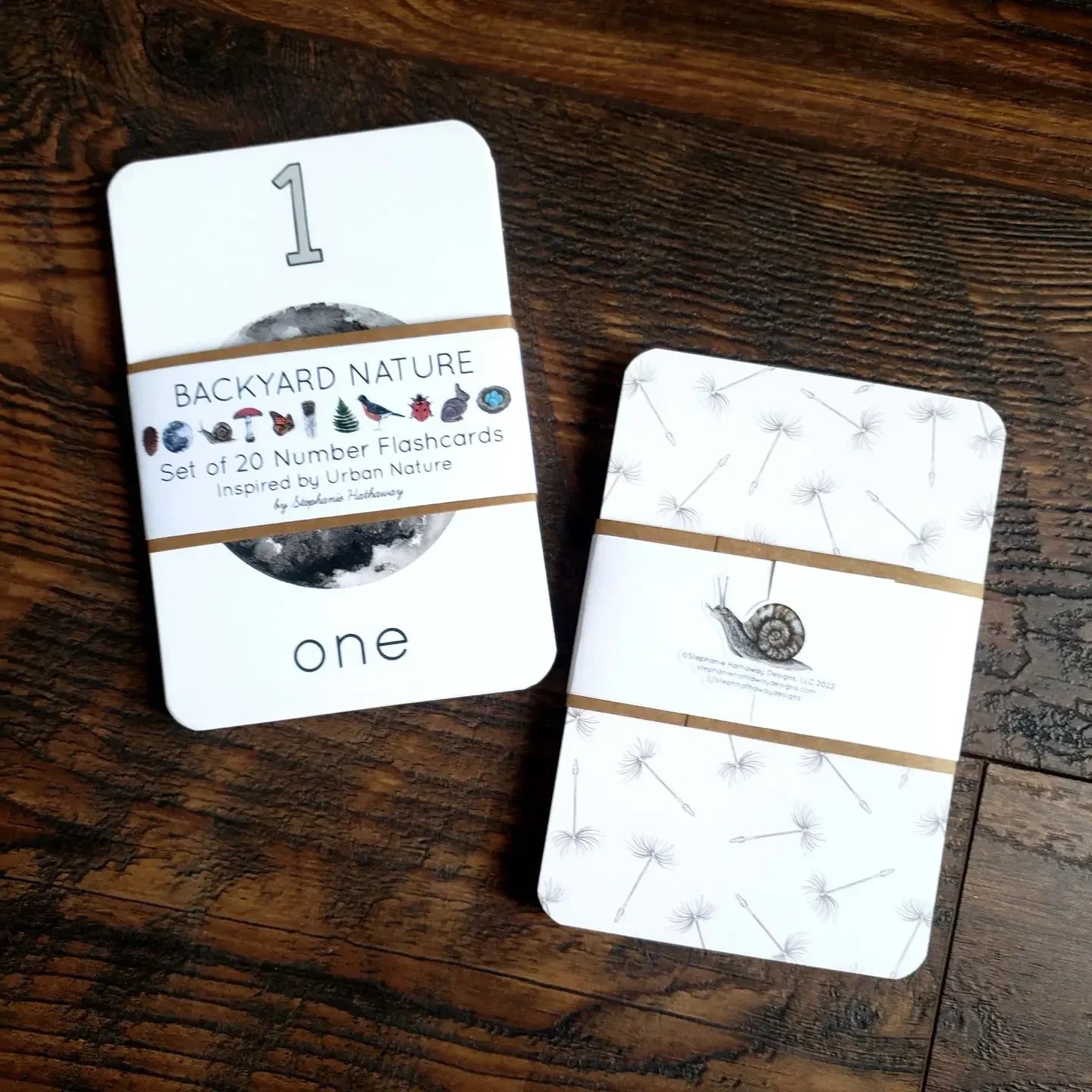 Backyard Nature Counting Cards