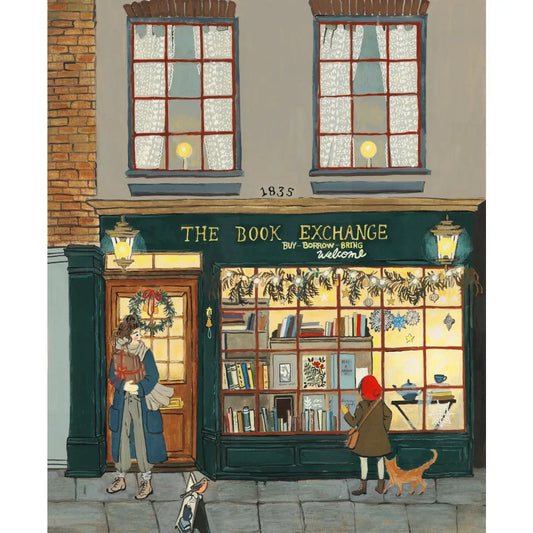 The Book Exchange 8x10 Art Print