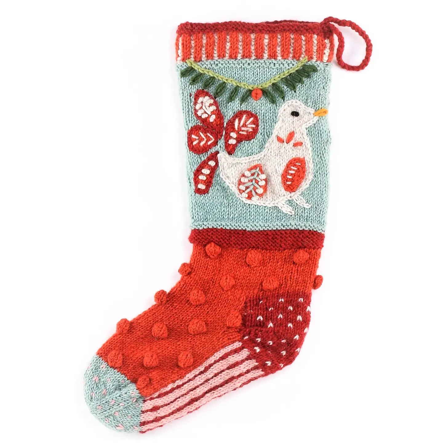 Handknit wool stockings