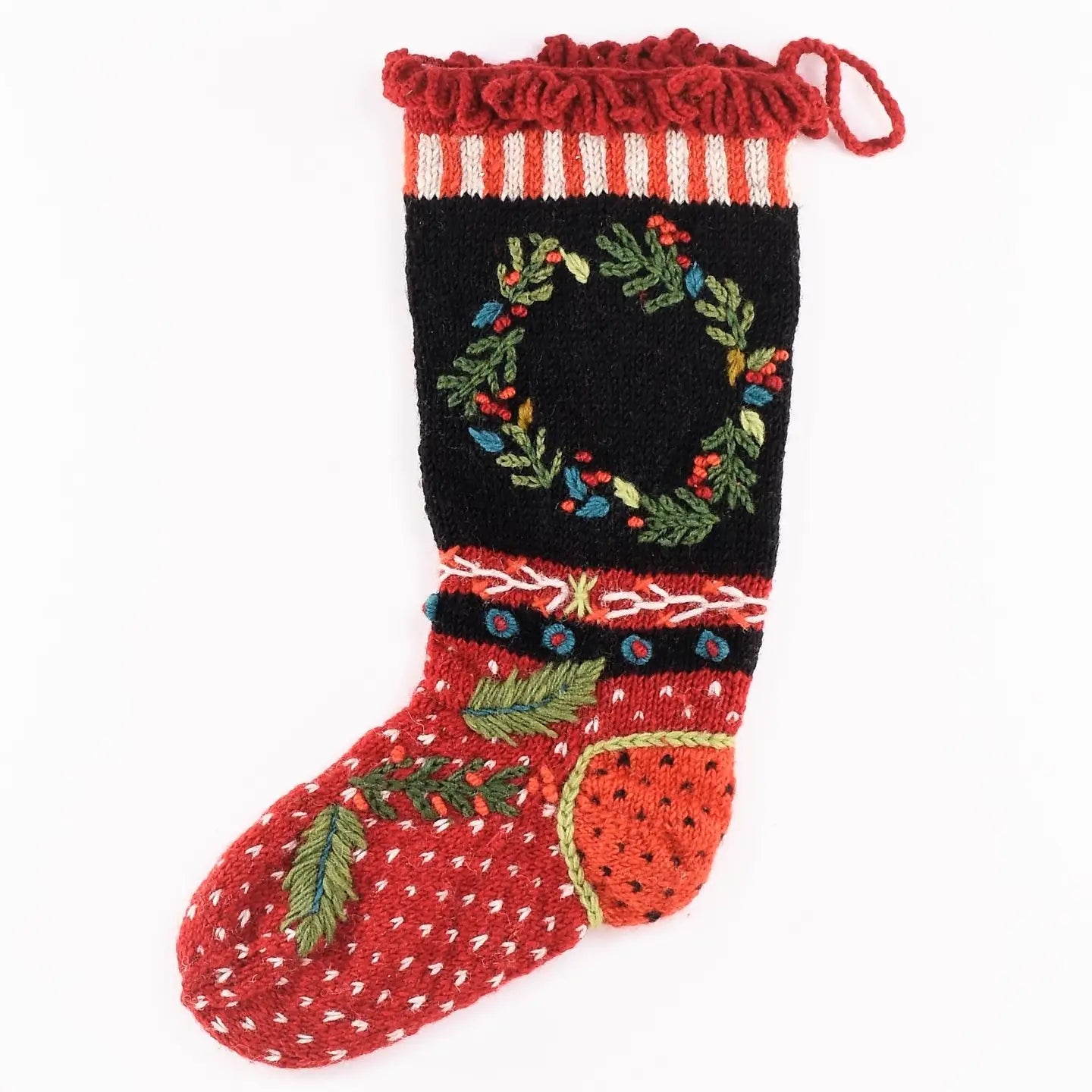 Handknit wool stockings
