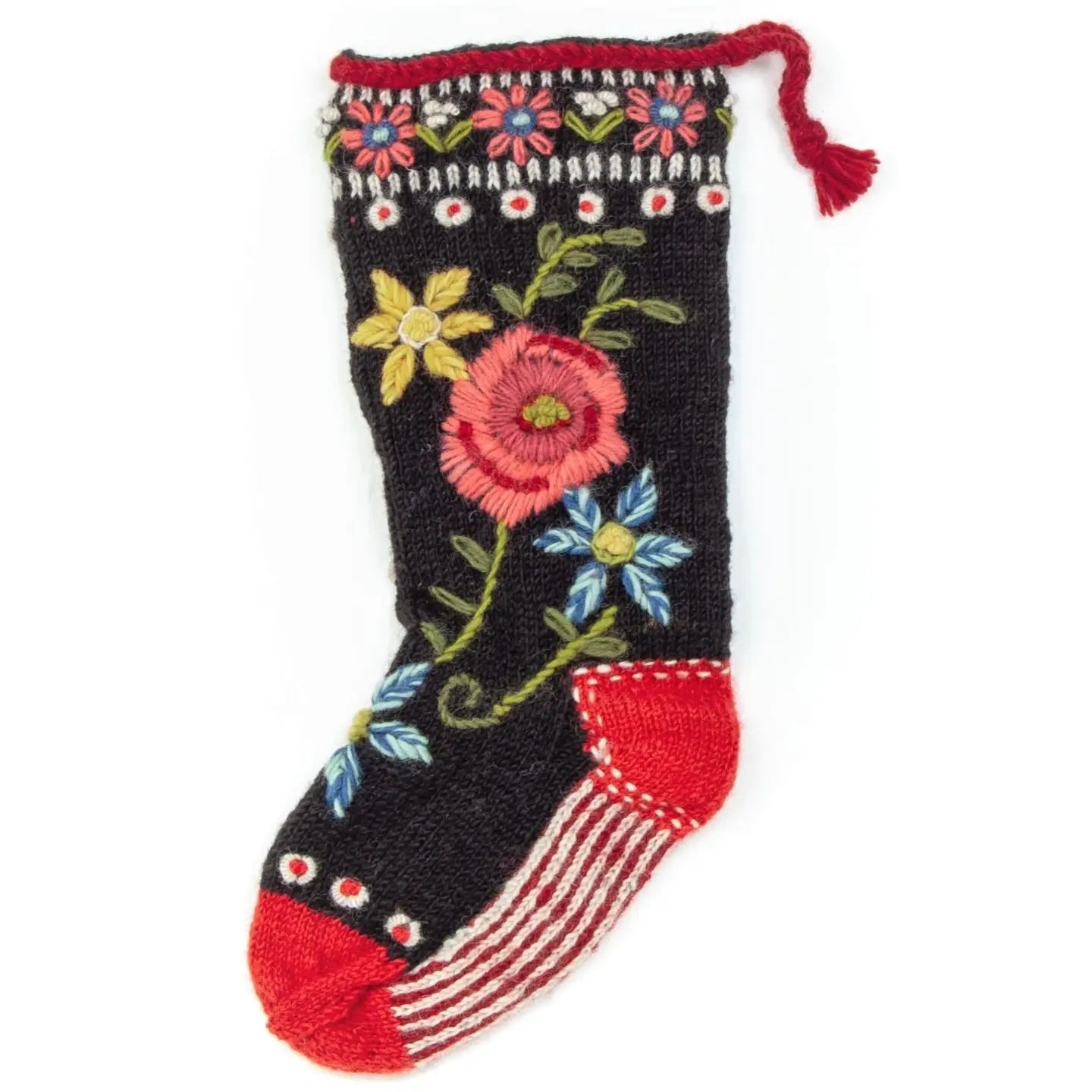 Handknit wool stockings