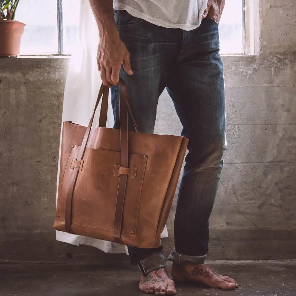 Large Leather Tote